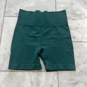 ZYIA High-Waisted Teal Shorts